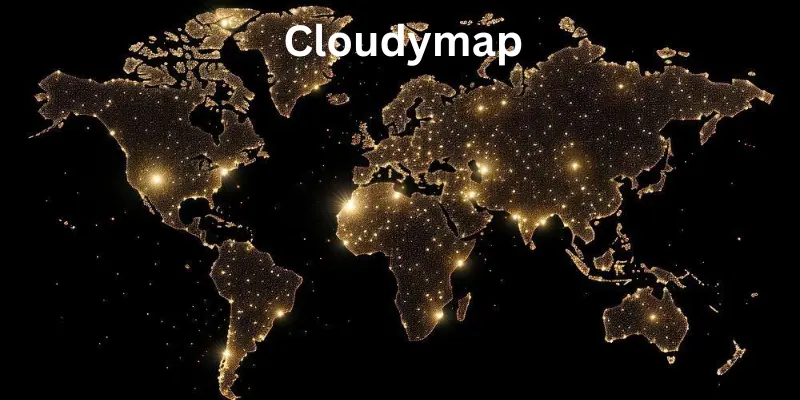 Cloudymap travel navigation and route planning interface.