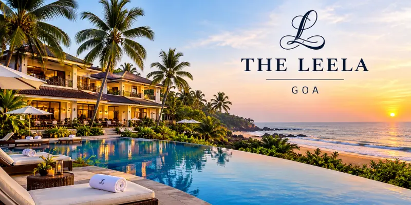Best Hotels to Stay in Goa: 15 Top Picks for Every Traveler The Leela Goa luxury hotel and resort surrounded by tropical landscapes